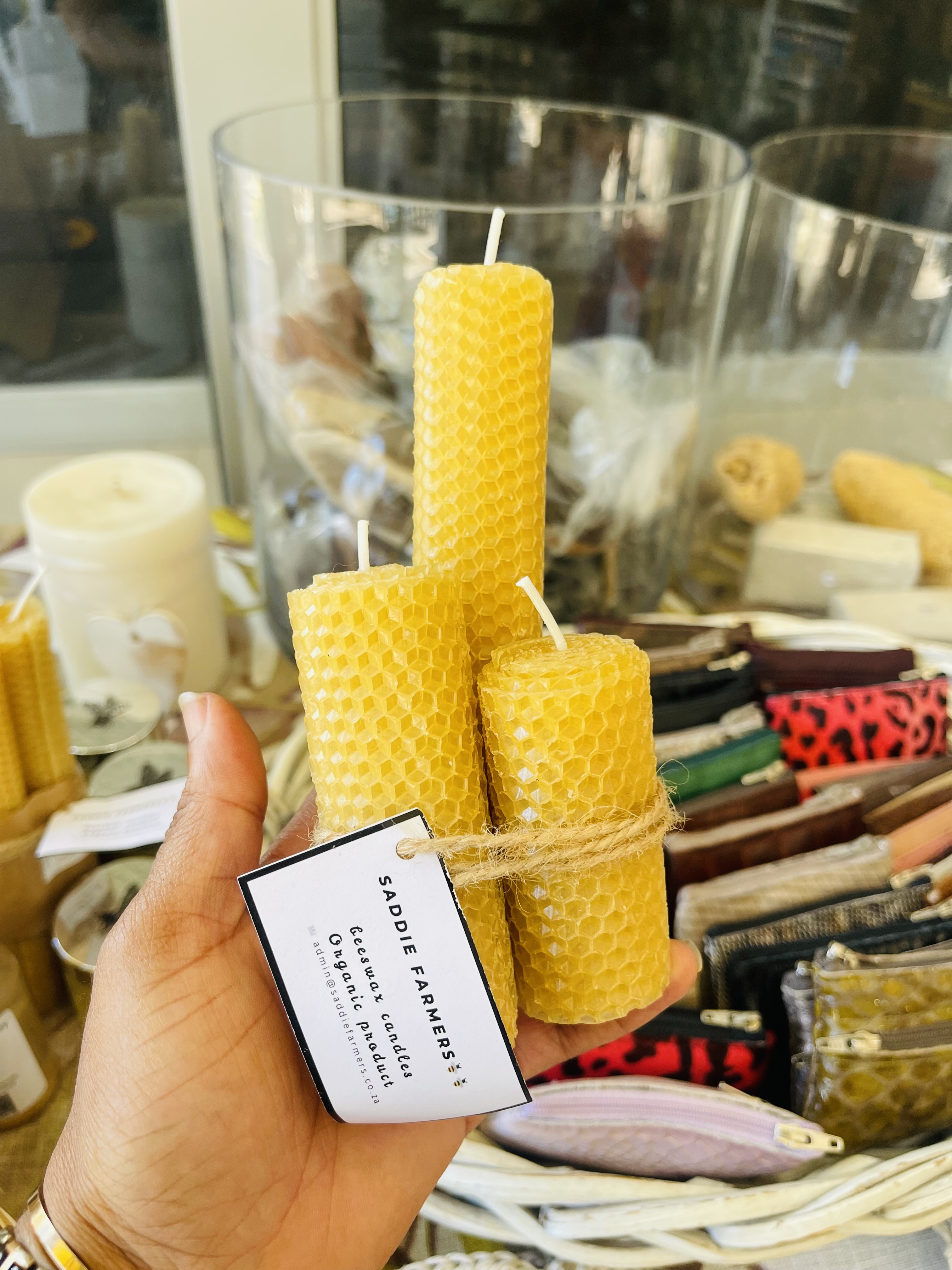 Beeswax Candles — Small